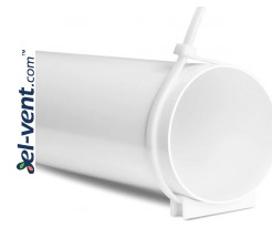 Plastikinė ortakio alkūnė EKO-P-23, 90° | el-vent.com™
